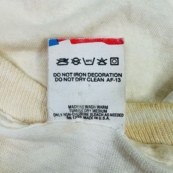 Vintage Fruit of the Loom 1988 Summer Games Korea Crew Neck Tee - Size Medium - Picture 7 of 11